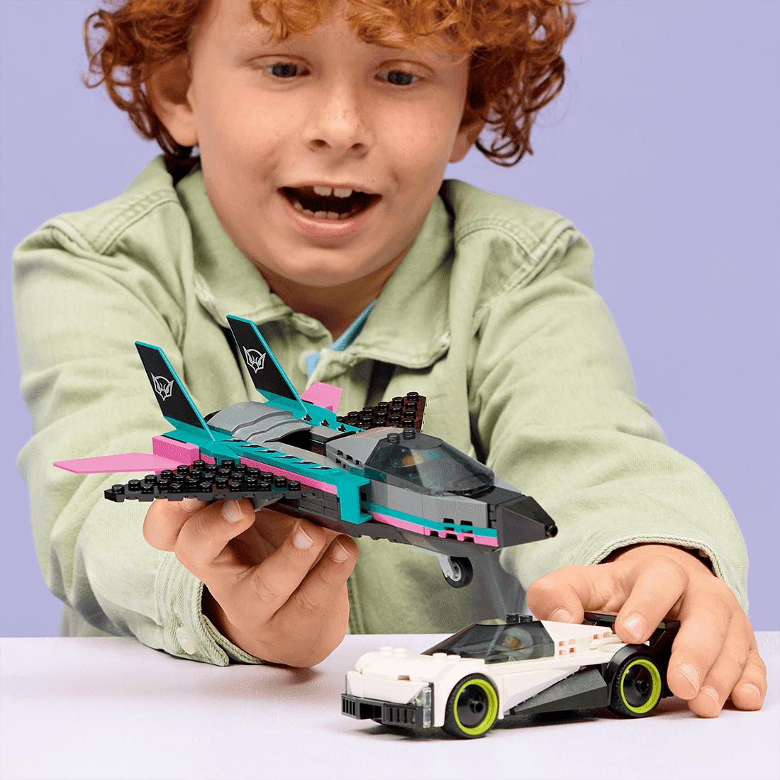 Lego City Jet vs Coche 60489 de 259 Piezas en oferta outlet Colombia saldos a huevo