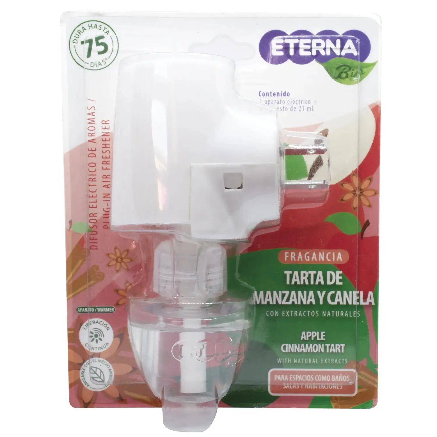 Ambientador Eléctrico Manzana Canela + Repuesto - ETERNA en oferta outlet Colombia saldos a huevo