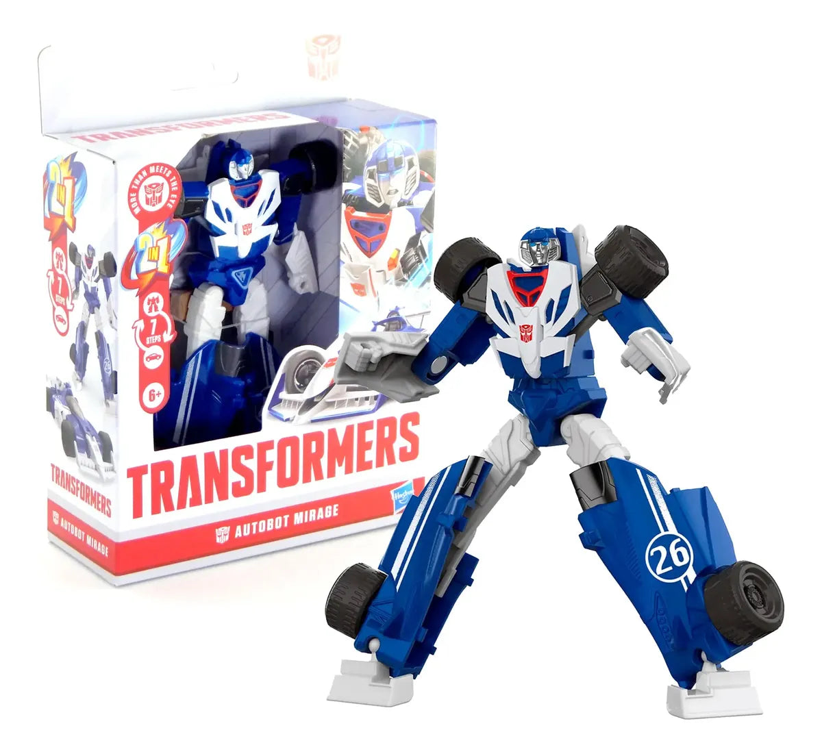 Figura Convertible Transformers Autobot Mirage 2 en 1 – Hasbro