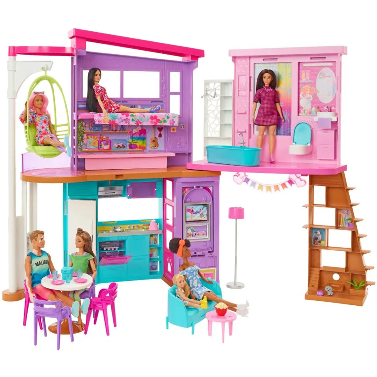 Casa de Muñecas Barbie Malibu Casa de Vacaciones – Mattel