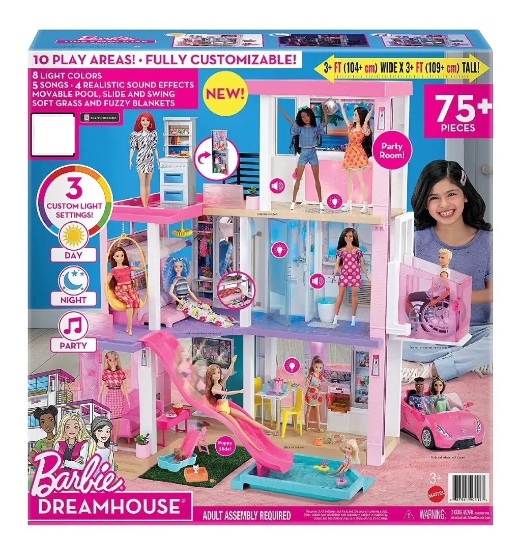 Barbie Dreamhouse Casa de los Sueños con Luces y Sonidos – Mattel