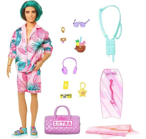 Barbie Extra Fly Ken Look Tropical - MATTEL