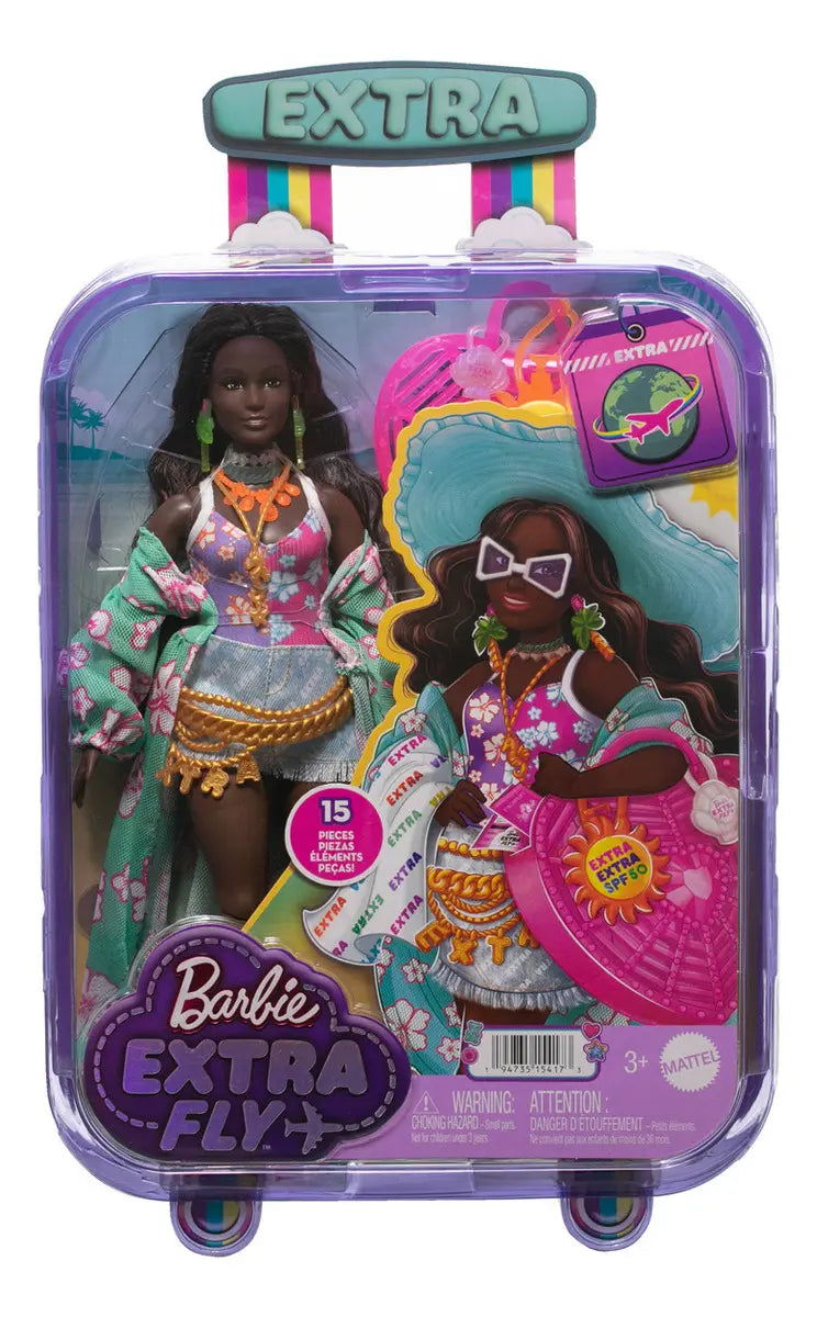 Barbie Extra Fly de Playa – Mattel