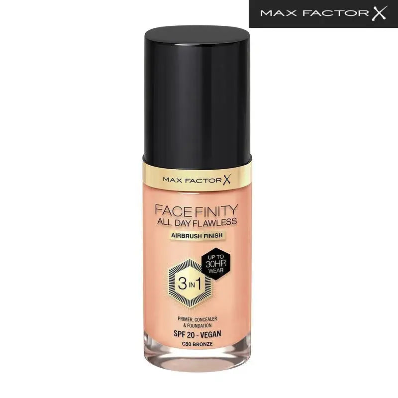 Base Facefinity tono C80 Bronze - Max Factor en oferta outlet Colombia saldos a huevo