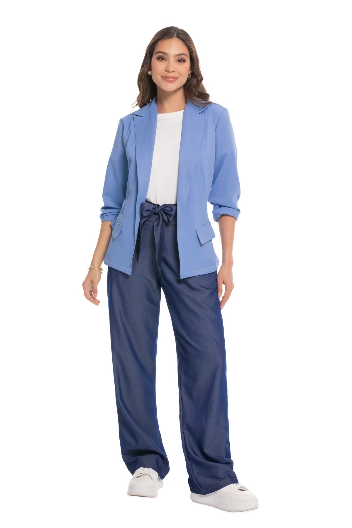 Blazer Azul para Mujer Elegante y Casual – Ryocco