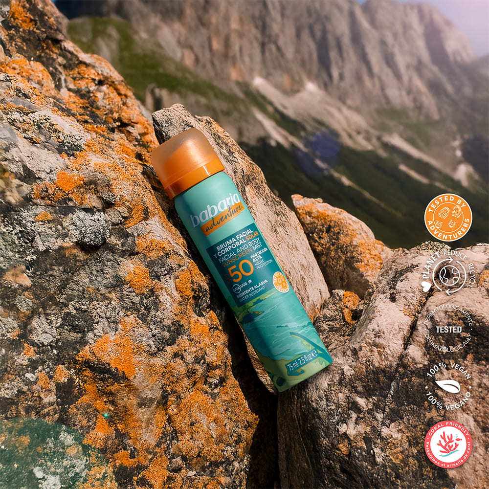 Bruma Facial Solar Adventure SPF 50 de 75 ml – Babaria