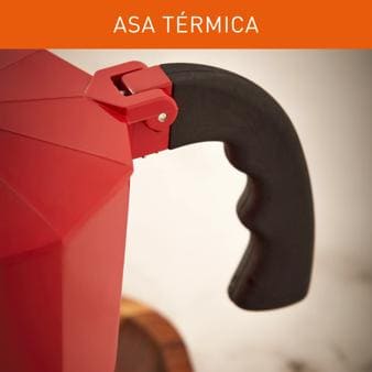 Cafetera Italiana Espresso 6 Tazas Roja – IMUSA