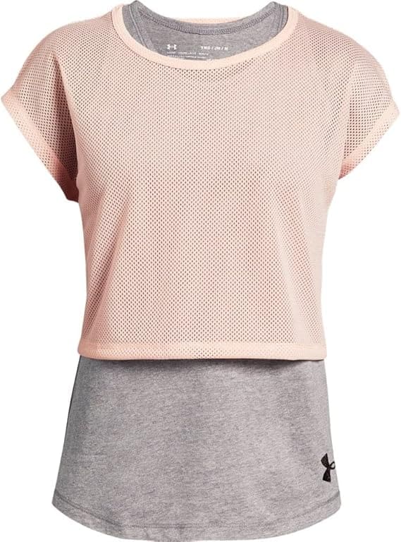 Camiseta Infinity en capas Under Armour para niña Young en oferta outlet Colombia saldos a huevo