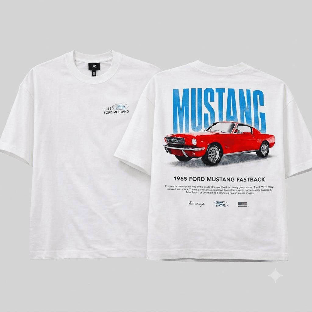 Camiseta Relaxed Fit Ford Mustang 1965 - H&M