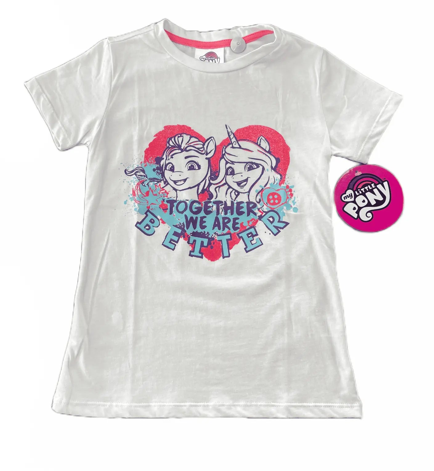 Camiseta básica infantil My Little Pony Together We Are Better en oferta outlet Colombia saldos a huevo