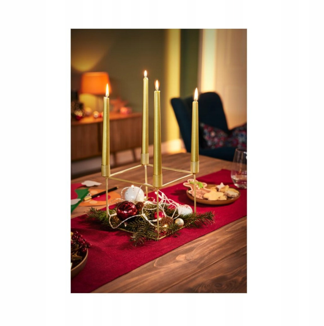 Candelabro Decorativo Livarno para 4 Velas