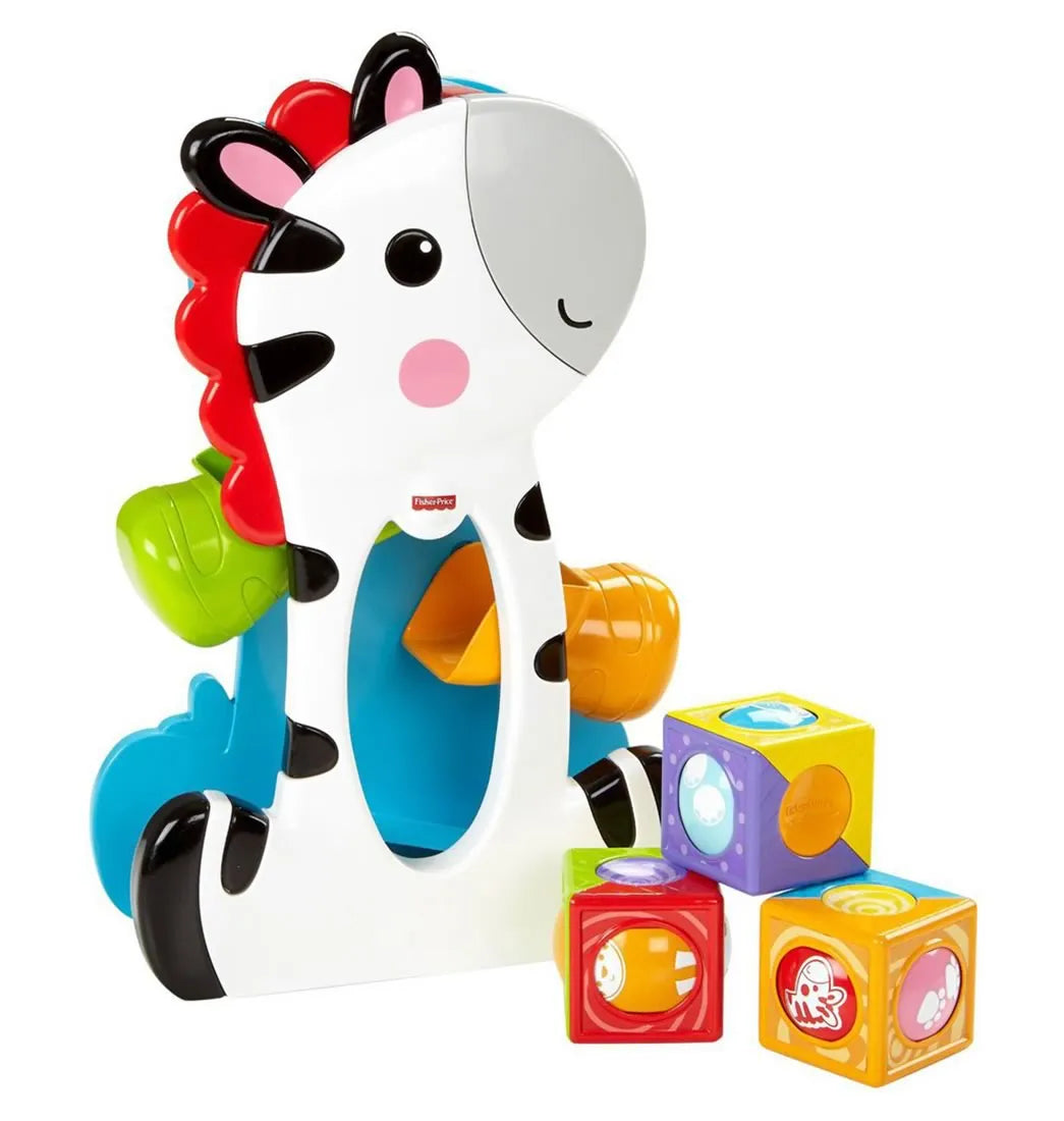 Cebra con Bloques de Actividades – Fisher Price en oferta outlet Colombia saldos a huevo