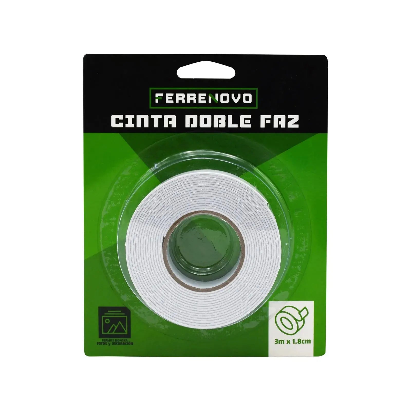 Cinta Doble Faz para Superficies Lisas 3 m - Ferrenovo en oferta outlet Colombia saldos a huevo