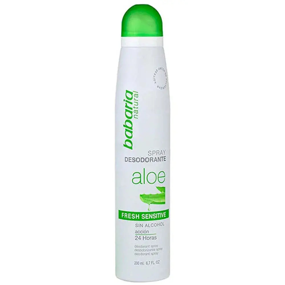 Desodorante Babaria Aloe Spray Fresh Sensitive 200ml