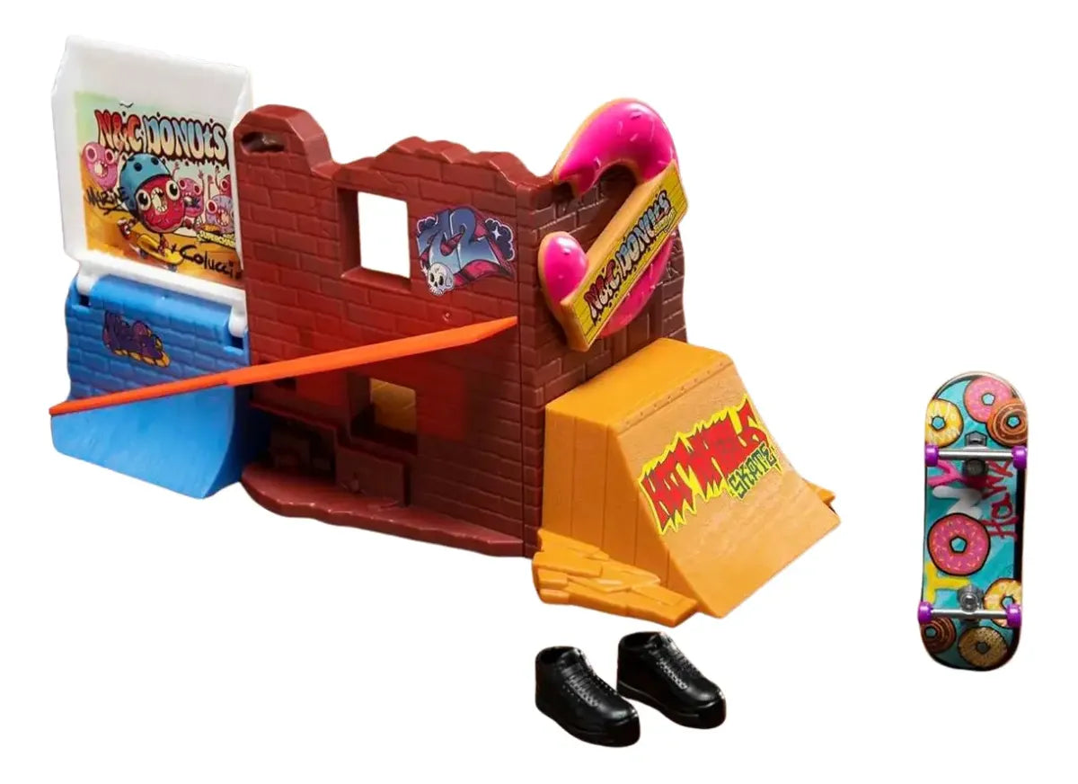 Hot Wheels Skate Pista de Patinaje con Dona – Mattel