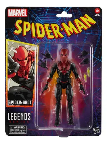Figura de acción Marvel Legends Series Spider-Shot en oferta outlet Colombia saldos a huevo