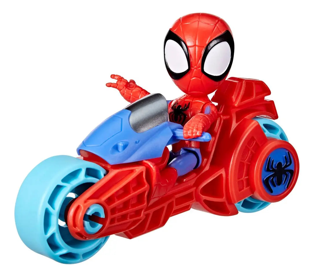 Figura Ghost-Spider con Motocicleta Spidey y sus Sorprendentes Amigos