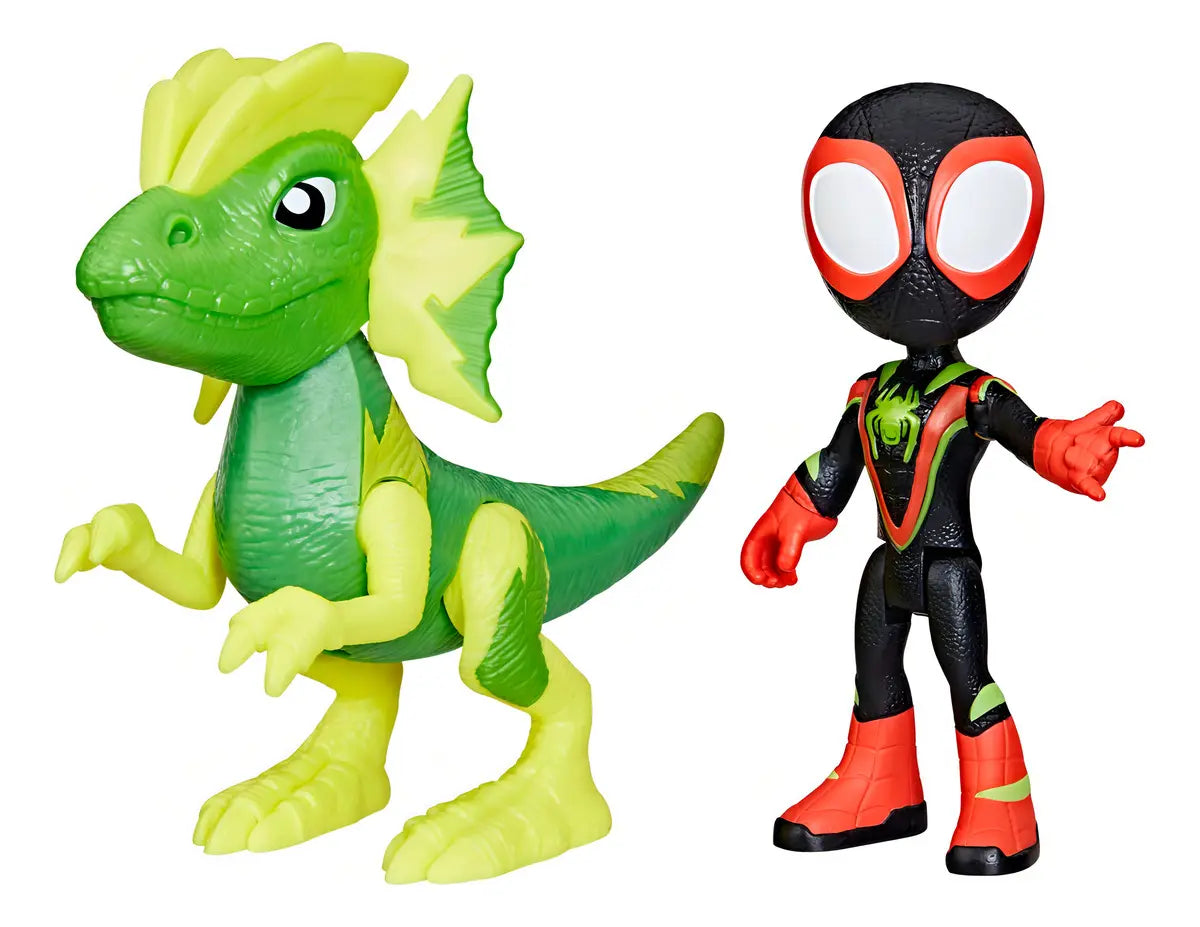Spidey & His Amazing Friends Miles “Spin” Morales y Electrosaurus – Hasbro