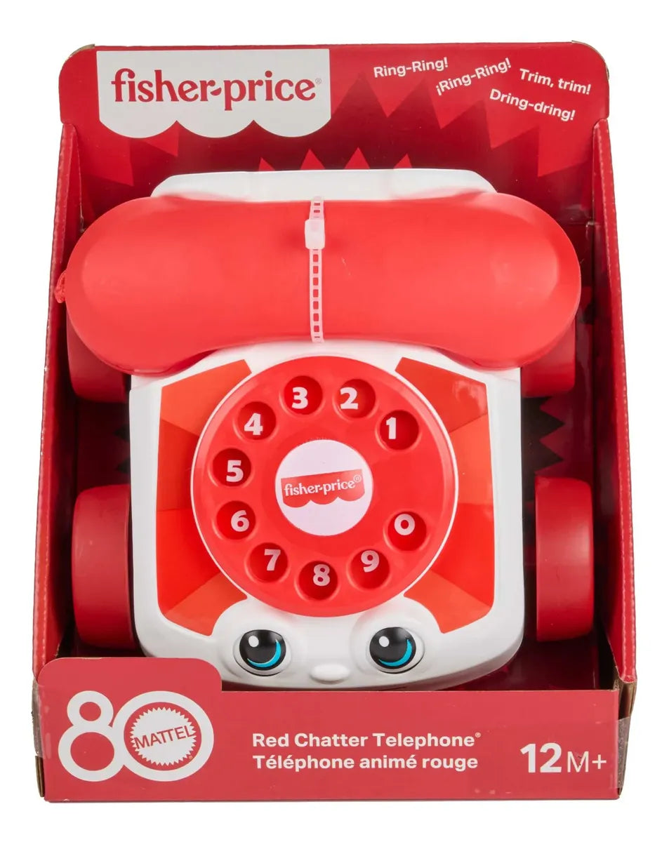Teléfono Parlanchín 80 años Mattel– Fisher Price en oferta outlet Colombia saldos a huevo