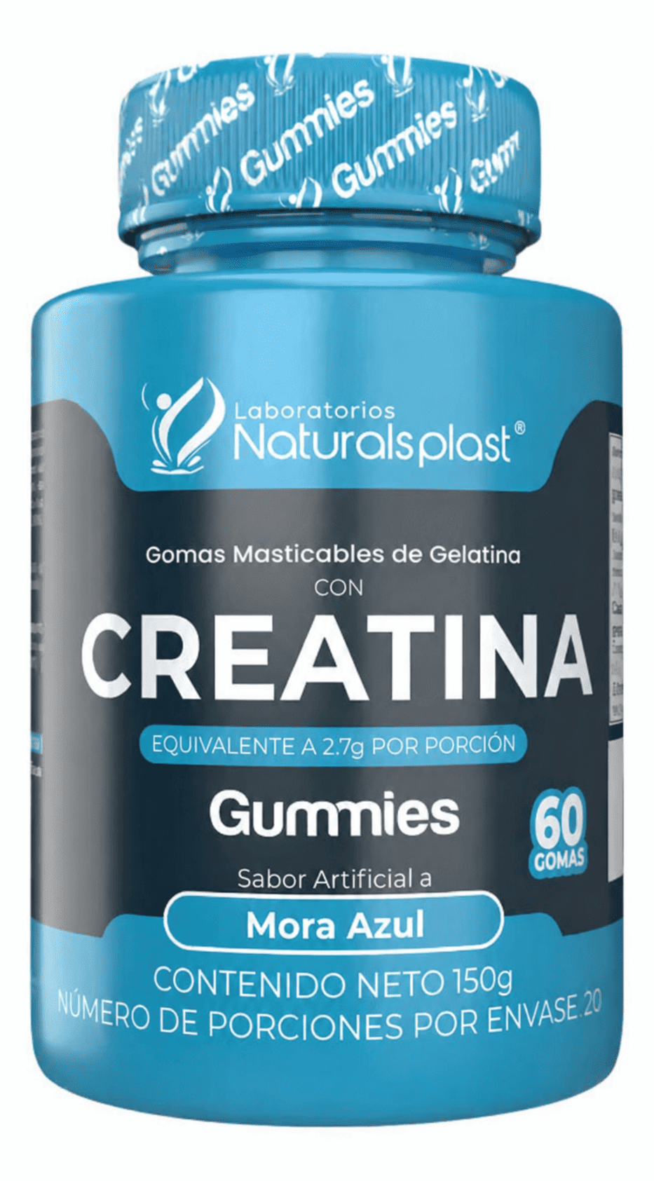 Creatina en Gomas Masticables x 60 Unidades – Natural Plast en oferta outlet Colombia saldos a huevo