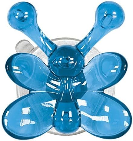 Gancho con Chupa de Pared Mariposa Azul Saldos A Huevo
