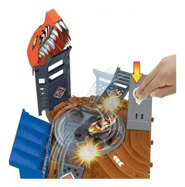 Hot Wheels Monster Trucks Desafío Giratorio – Mattel
