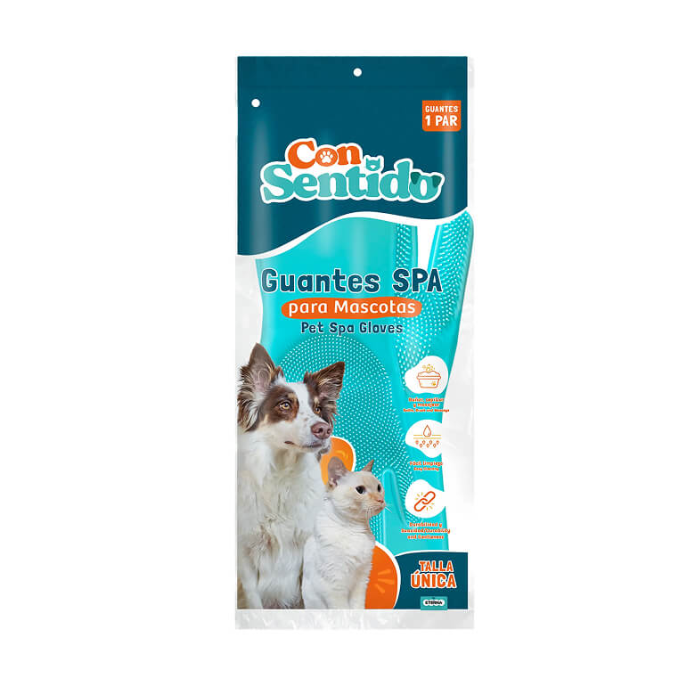 Guantes Spa Para Mascotas - Eterna