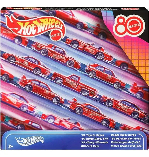 Hot Wheels 80 Aniversario Pack x8 JGK09 - MATTEL