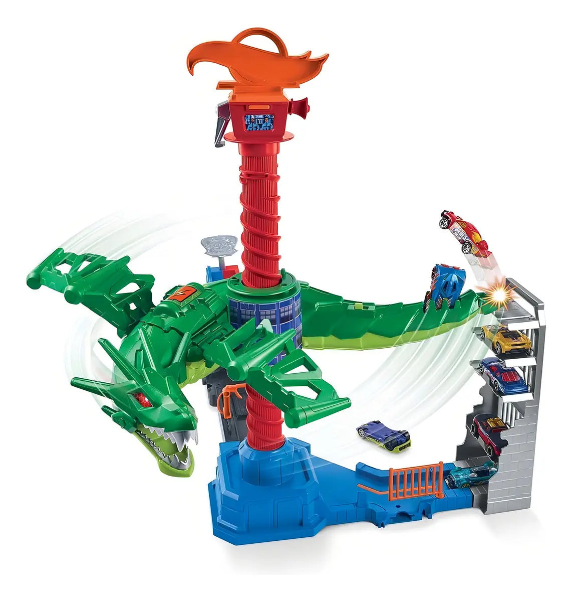Hot Wheels City Air Attack Dragon – Mattel