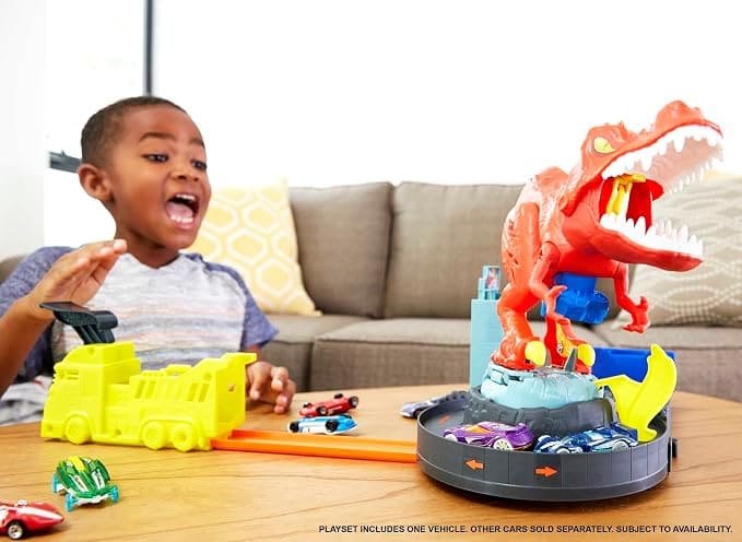 Pista Hot Wheels City T-Rex Demoledor – Mattel