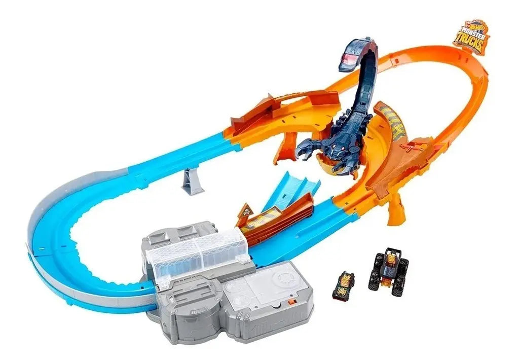 Hot Wheels Monster Trucks Juego Escorpión Superimpulso - Mattel