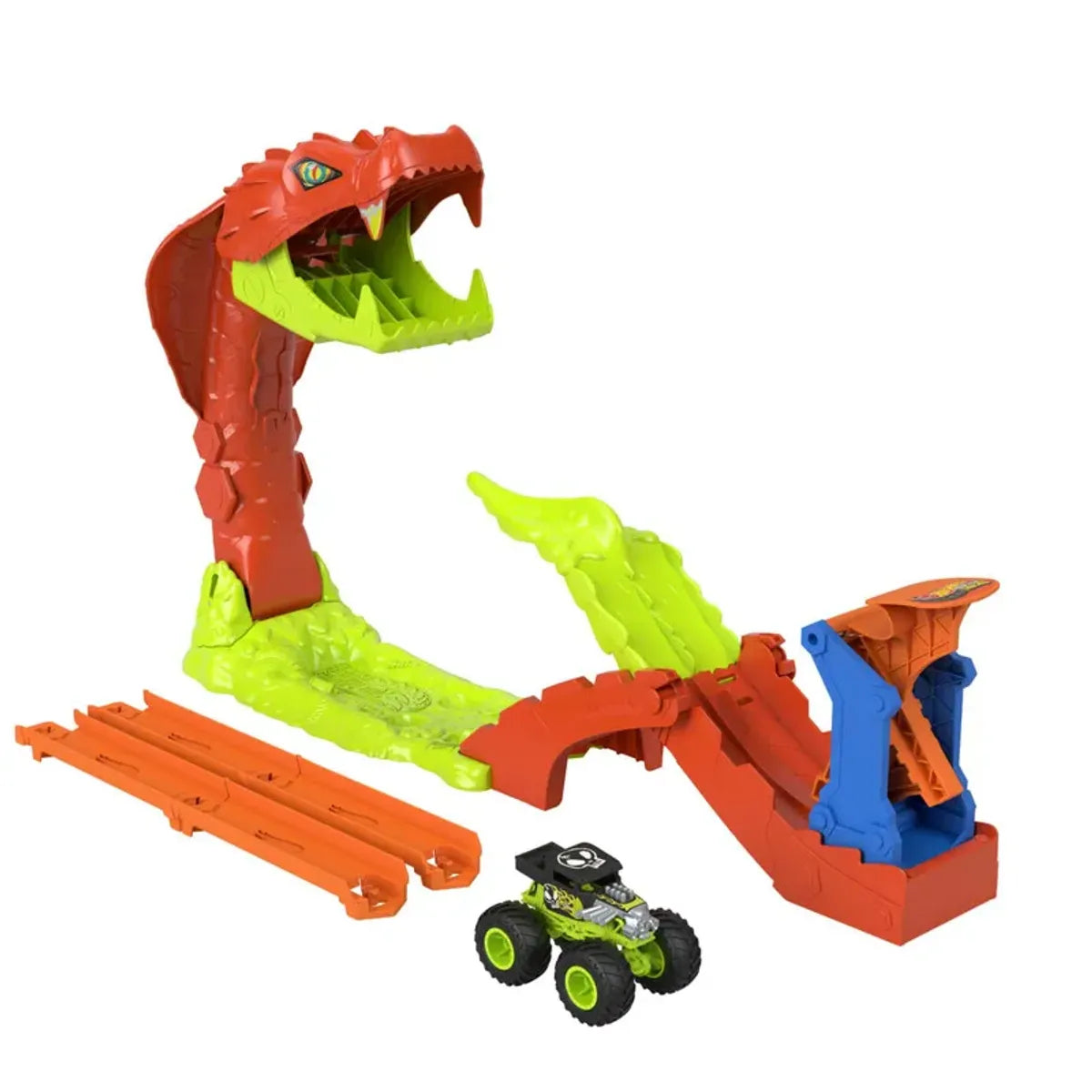 Pista Monster Trucks Mordida de Serpiente – Hot Wheels en oferta outlet Colombia saldos a huevo