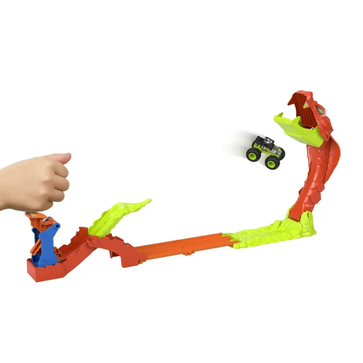 Pista Monster Trucks Mordida de Serpiente – Hot Wheels en oferta outlet Colombia saldos a huevo