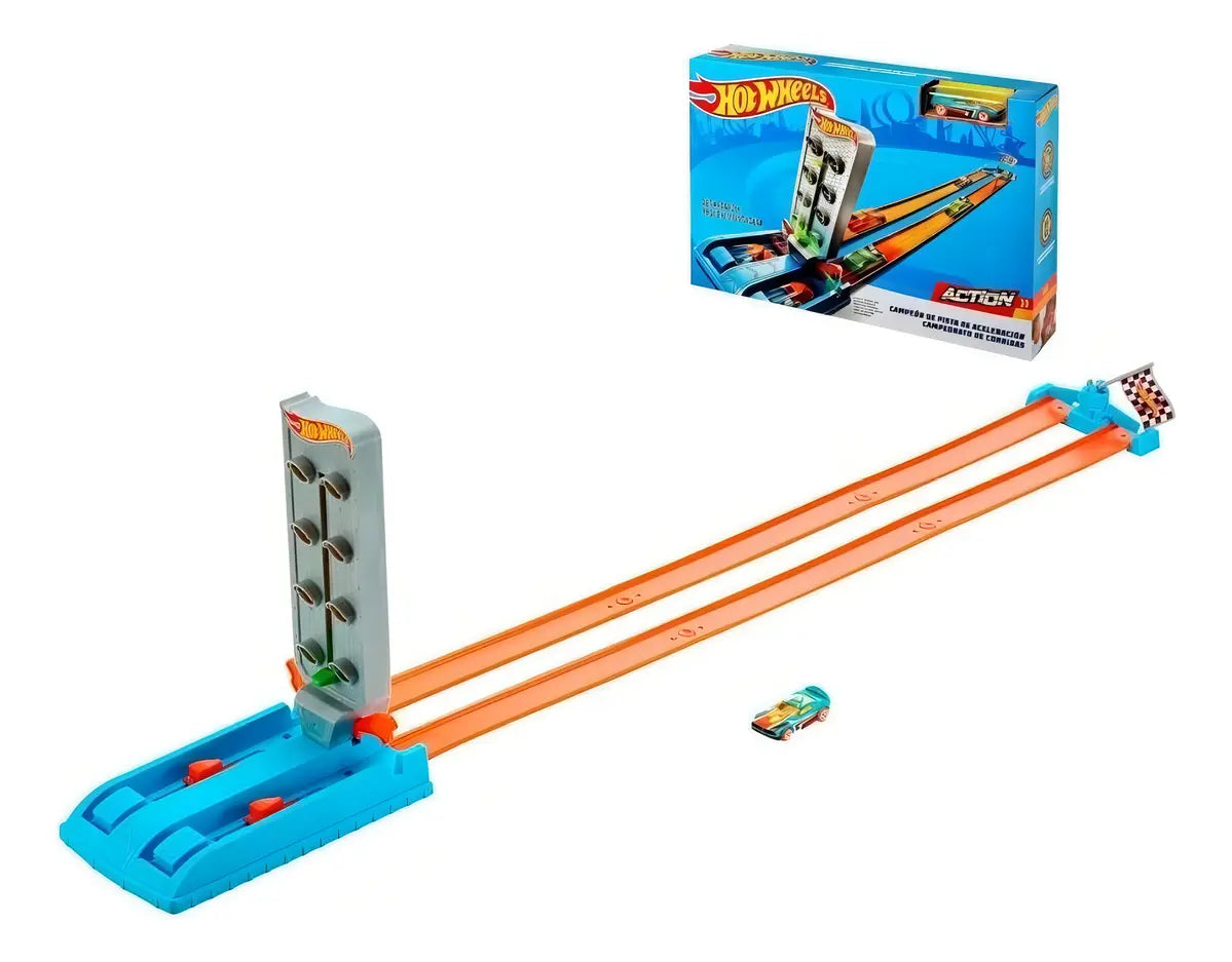 Hot Wheels Stunt Tracks Campeón de Pista de Aceleración – Mattel