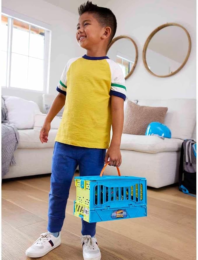 Hot Wheels Monster Trucks Mega-Wrex Caja de Choques - Mattel