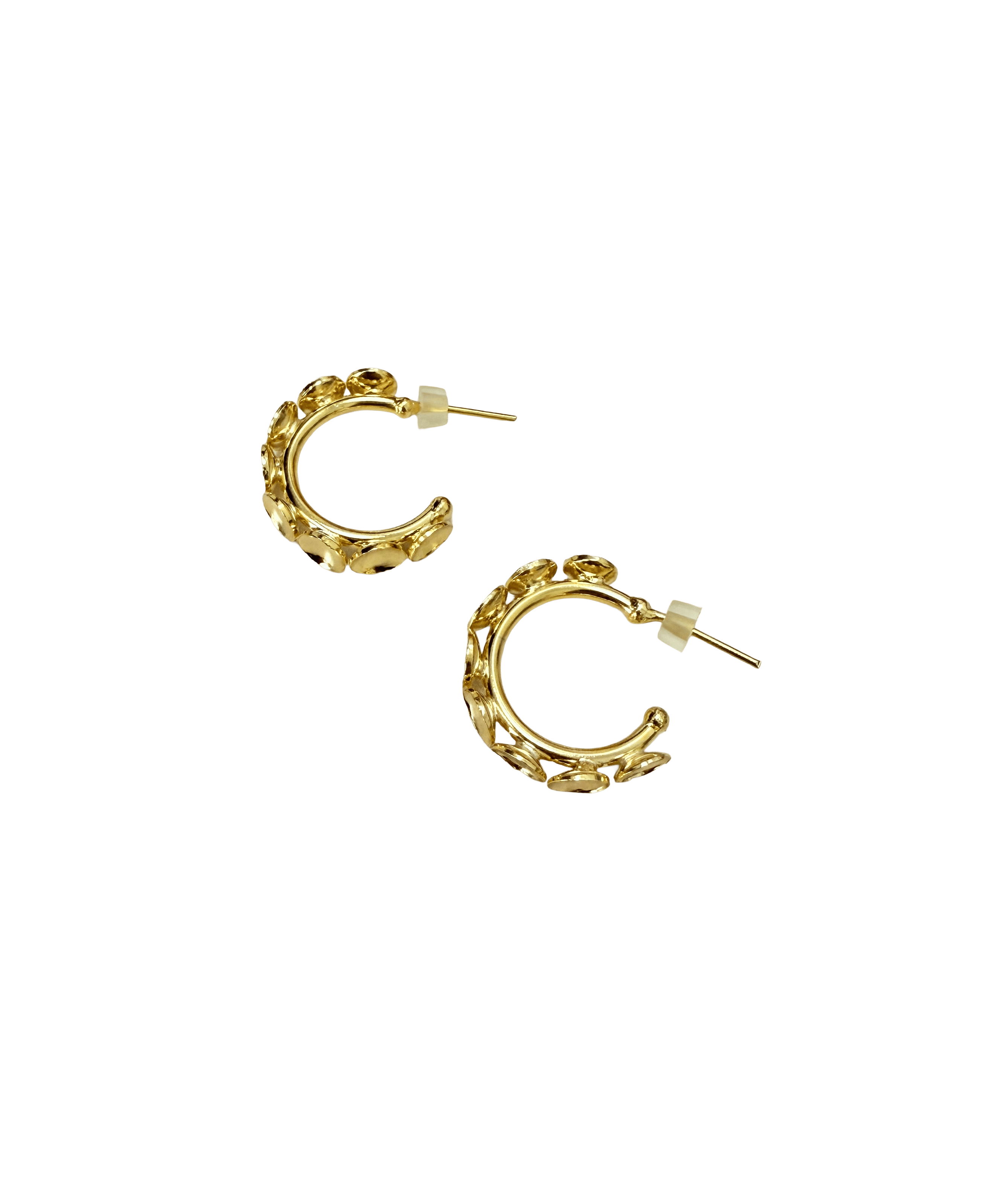 Aretes Candongas Círculos Planos en oferta outlet Colombia saldos a huevo