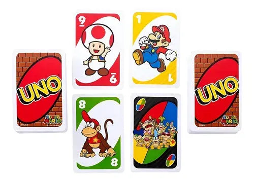 Juego de Cartas UNO Super Mario - Mattel en oferta outlet Colombia saldos a huevo
