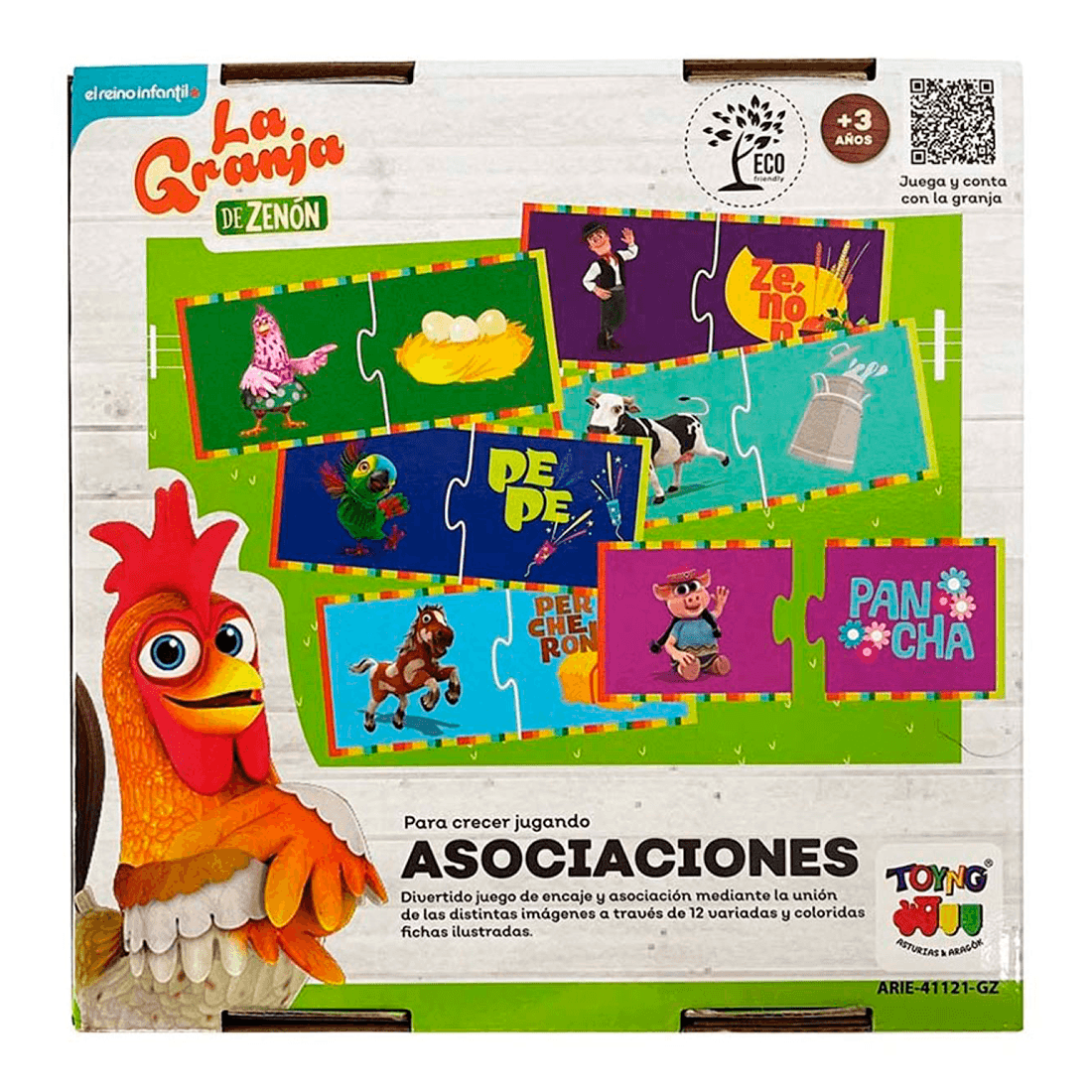 Juego Educativo de Asociaciones La Granja de Zenón en oferta outlet Colombia saldos a huevo
