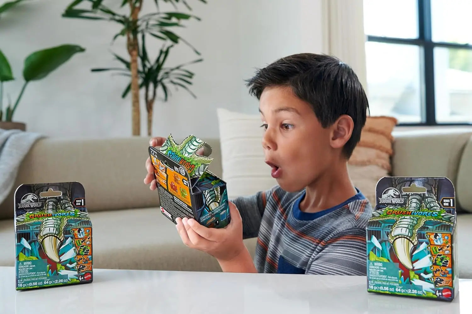 Jurassic World Crushivores Dinosaurio Mini Sorpresa con Accesorios - Mattel en oferta outlet Colombia saldos a huevo