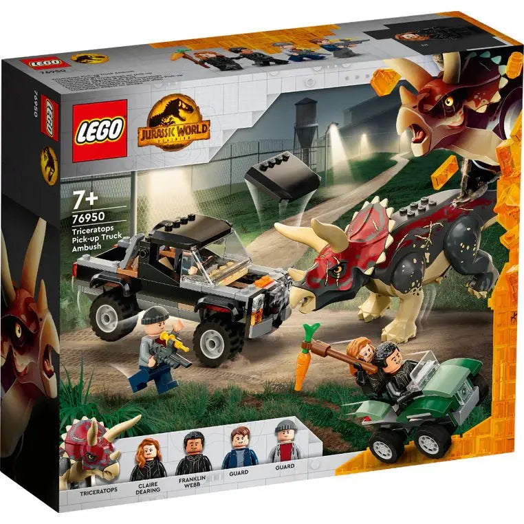 LEGO EMBOSCADA EN FURGONETA DEL TRICERATOPS 76950 en oferta outlet Colombia saldos a huevo