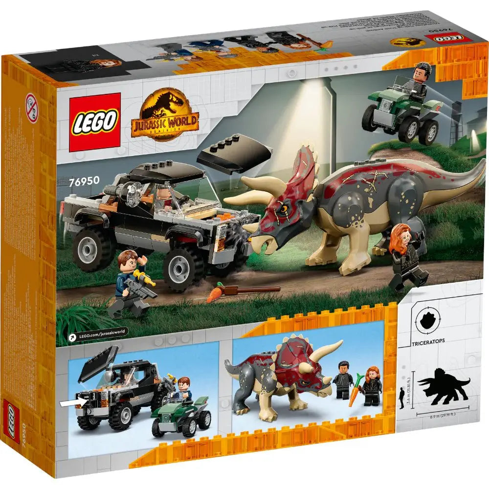 LEGO EMBOSCADA EN FURGONETA DEL TRICERATOPS 76950 en oferta outlet Colombia saldos a huevo