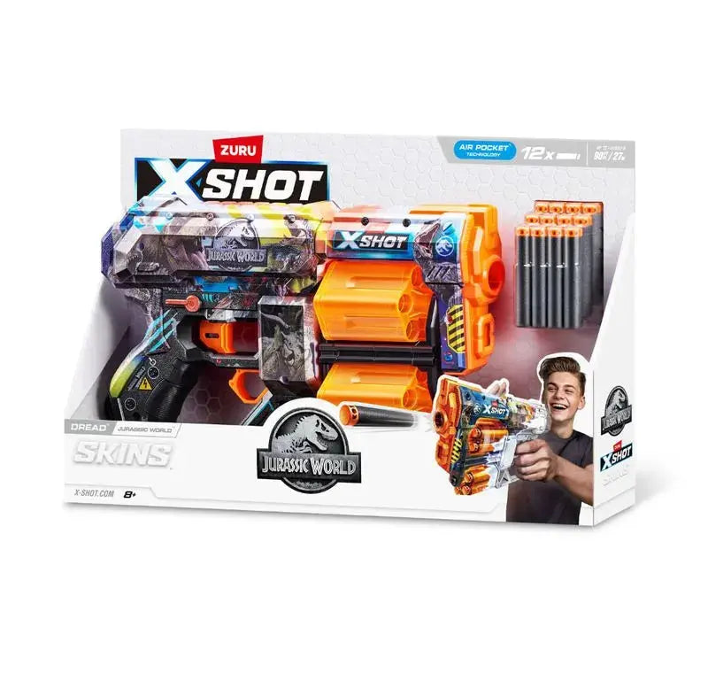Lanzador De Dardos Zuru X-Shot Dread Jurassic World en oferta outlet Colombia saldos a huevo
