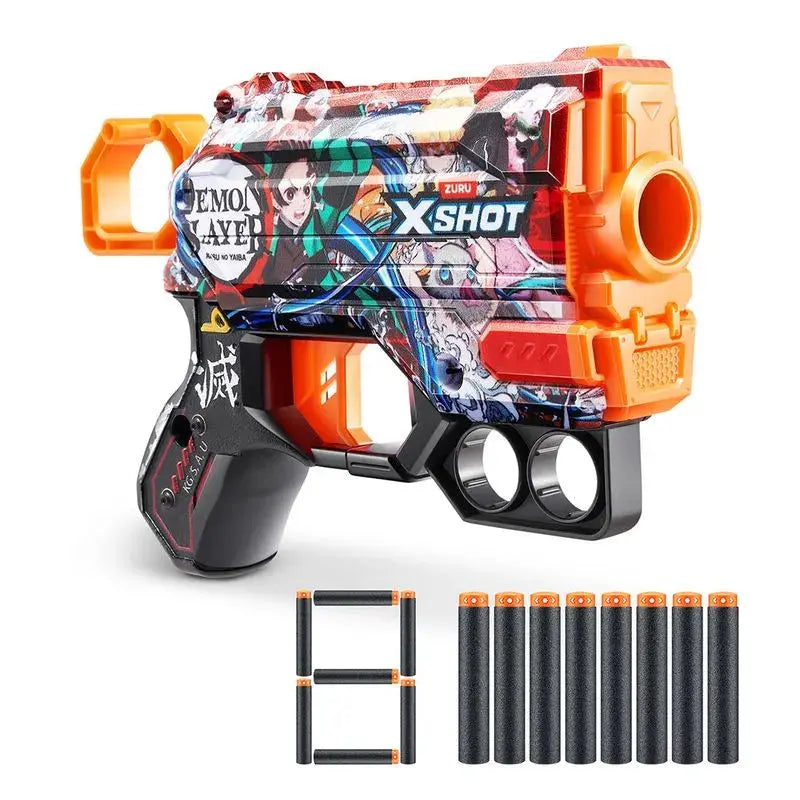 Lanzador Skins S1 Menace Demon Slayer 8 Dardos - X-Shot en oferta outlet Colombia saldos a huevo