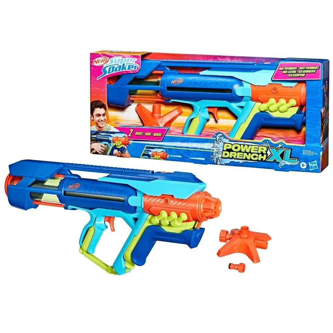 Lanzador de Agua Nerf Super Soaker Power Drench XL - Hasbro
