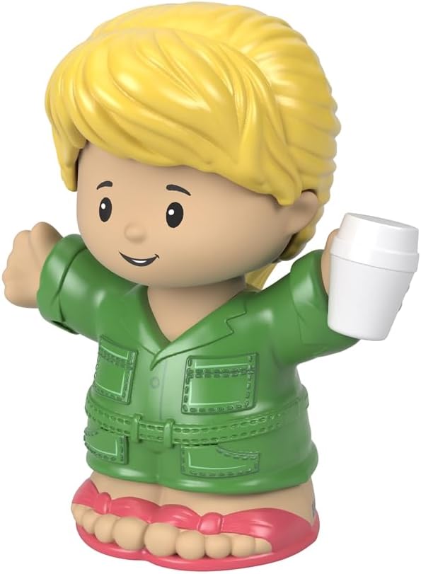 Little People Mujer con Taza de Café Figura Individual - Fisher Price