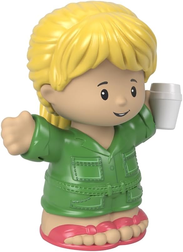 Little People Mujer con Taza de Café Figura Individual - Fisher Price
