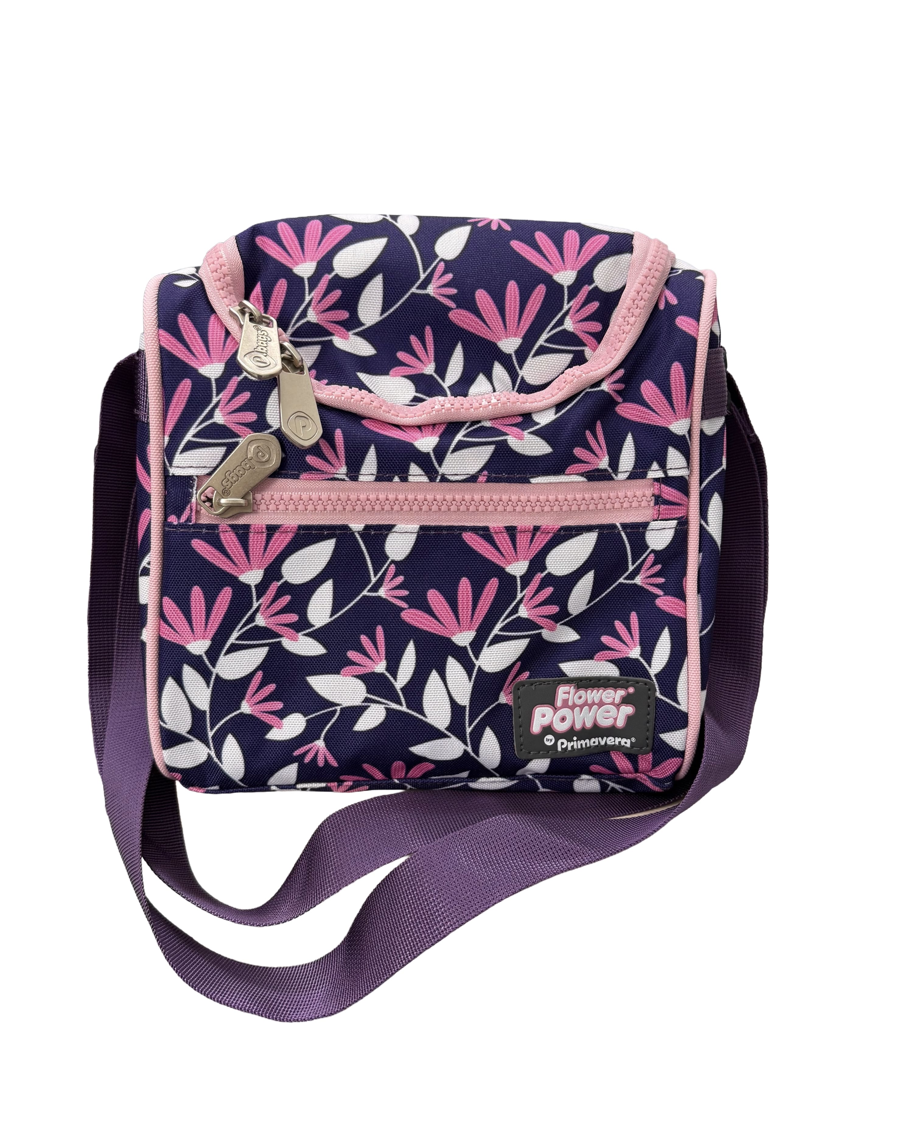 Lonchera Flower Power Natura Morada - Primavera Saldos A Huevo