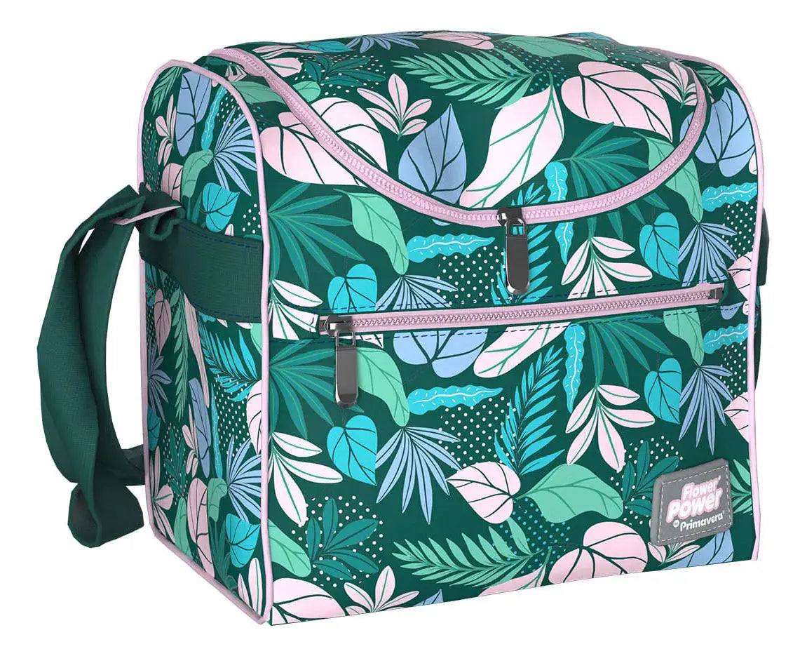 Lonchera Flower Power Natura Verde/rosa - Primavera en oferta outlet Colombia saldos a huevo