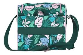 Lonchera Flower Power Natura Verde/rosa - Primavera Saldos A Huevo