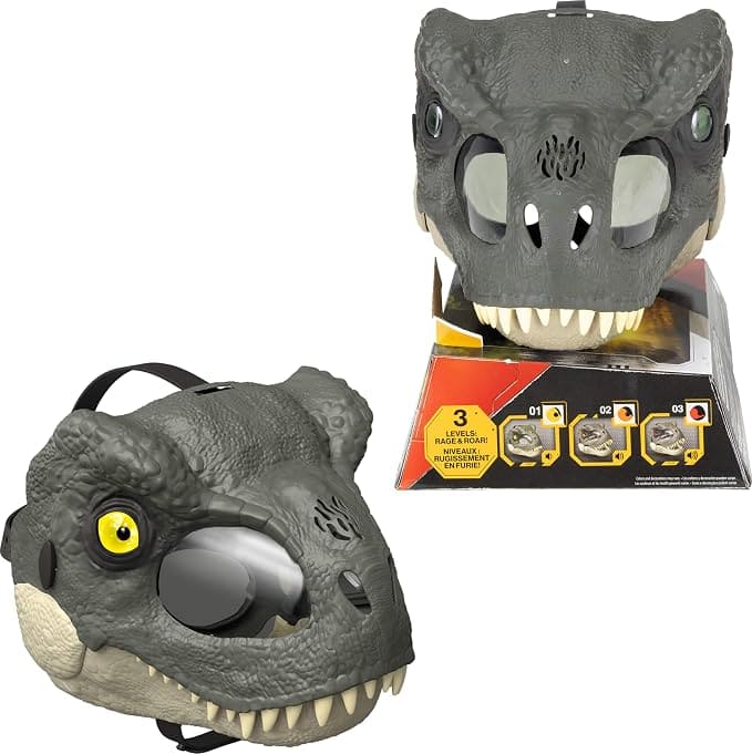 Máscara Jurassic World Rebirth T-Rex - Mattel en oferta outlet Colombia saldos a huevo
